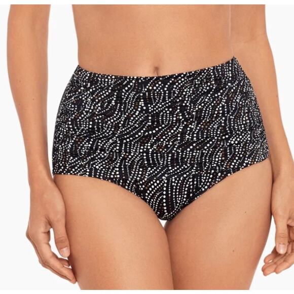 Miraclesuit Bronze Age Norma Jean Retro Swim Bottom Bronze Brn 14 NWT - Picture 1 of 7